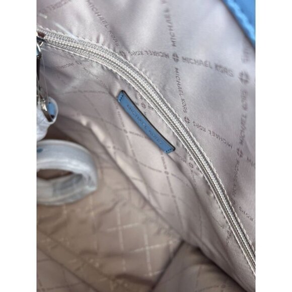 Michael Kors tote bag kenly large purse MK signature chambray multi - Picture 10 of 12